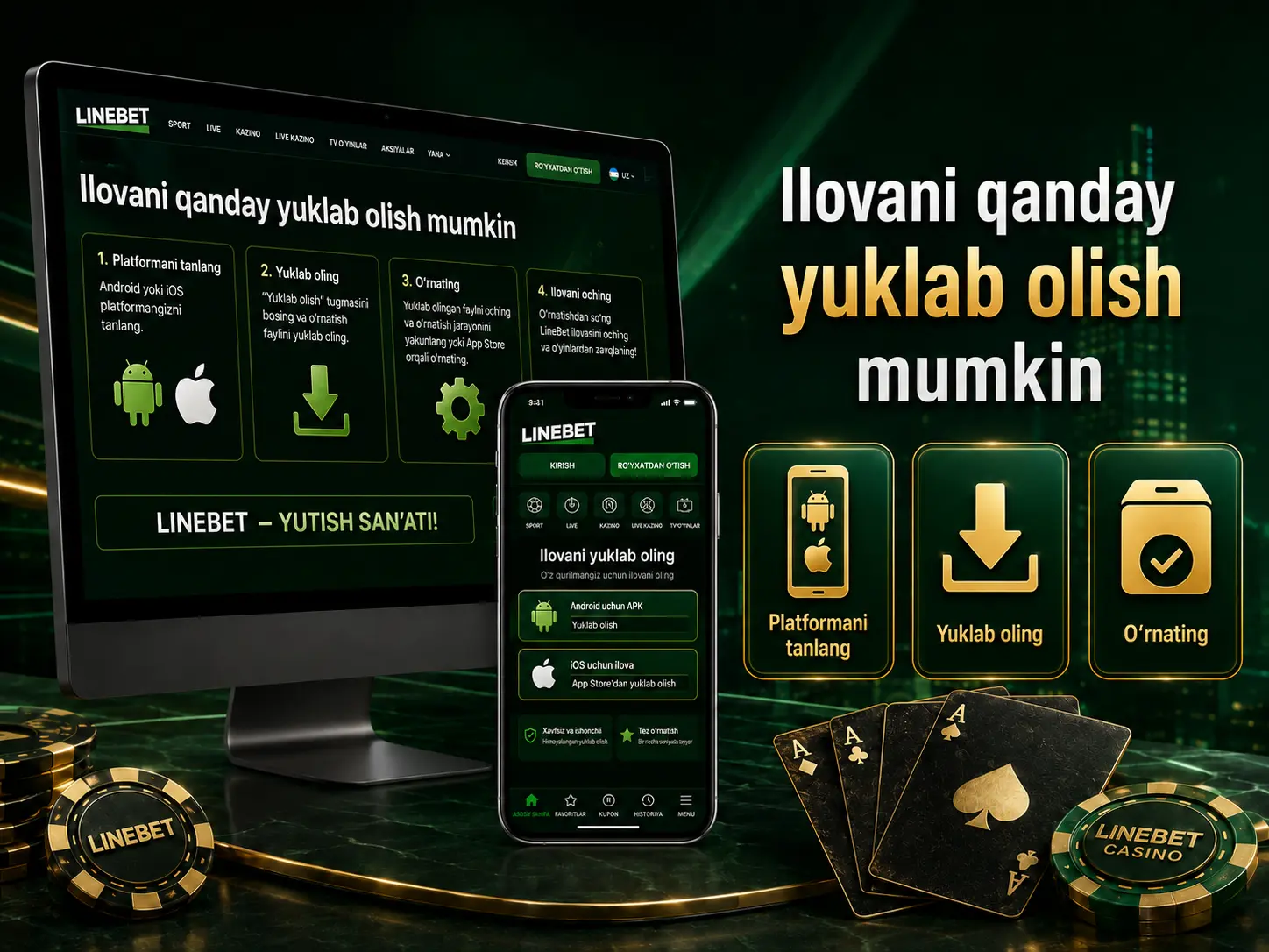 Ilovani qanday yuklab olish mumkin