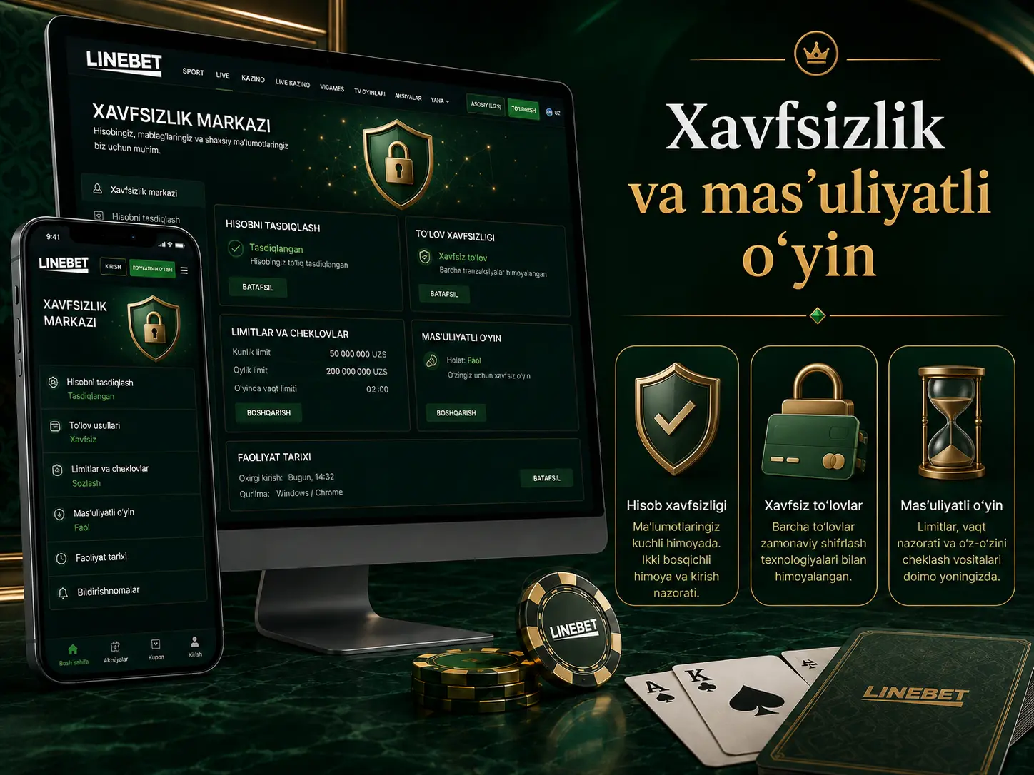 Xavfsizlik va masʼuliyatli oʻyin