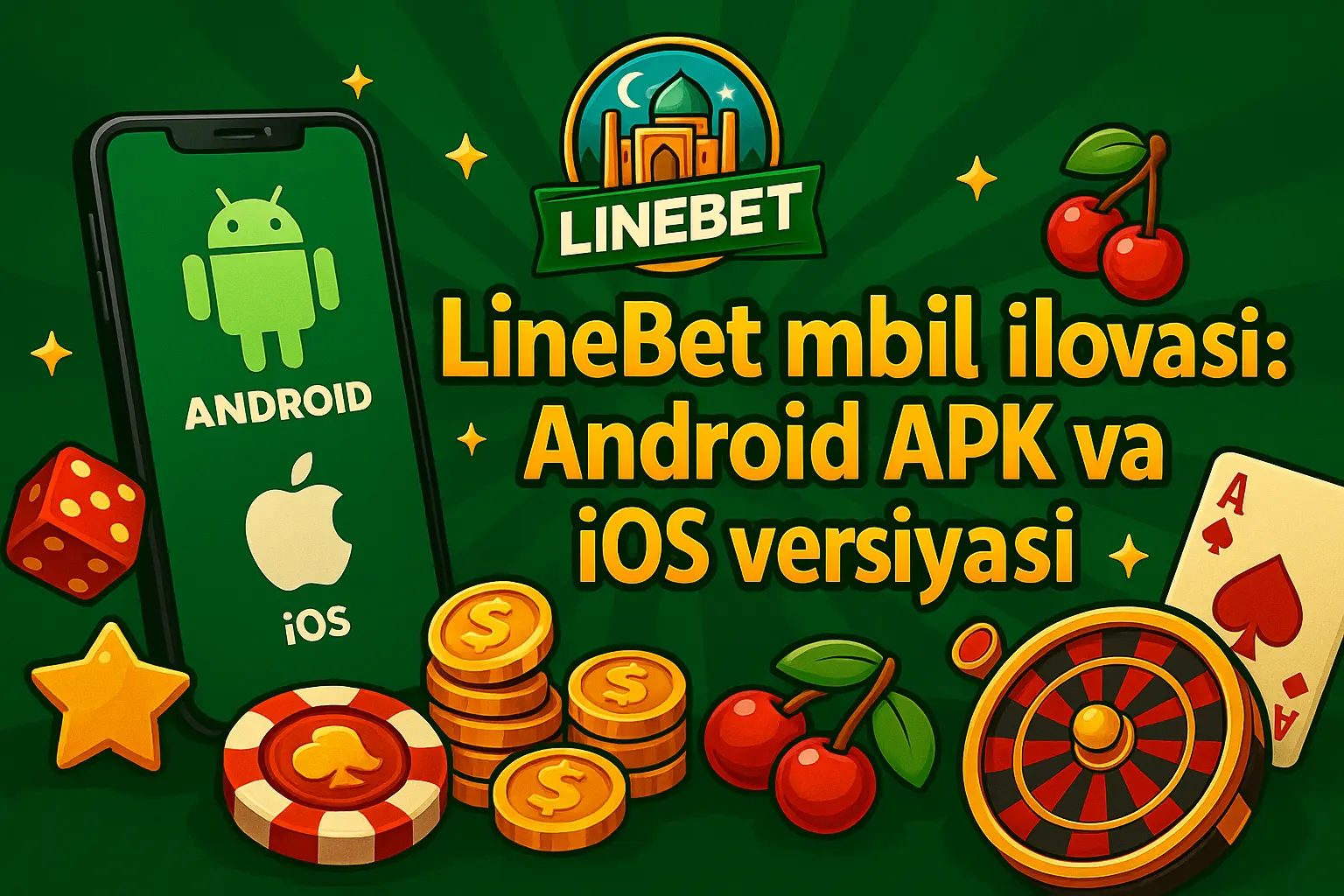 LineBet casino mobil ilovasi: Android APK va iOS versiyasi